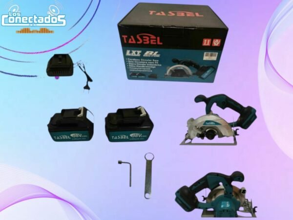 Serrucho Inalámbrica Tasbel – 5 Pulgadas, Motor Brushless, 2 Baterías