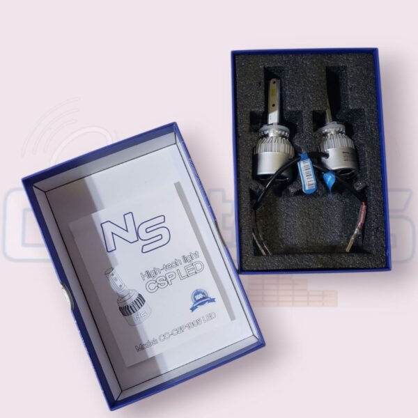 Ampolletas LED NS con Chip CSP – 8000 Lumens por Unidad (Modelos H4, H11, H7, H1, H3, 880, 9005) - Imagen 2