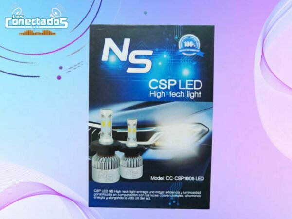 Ampolletas LED NS con Chip CSP – 8000 Lumens por Unidad (Modelos H4, H11, H7, H1, H3, 880, 9005)