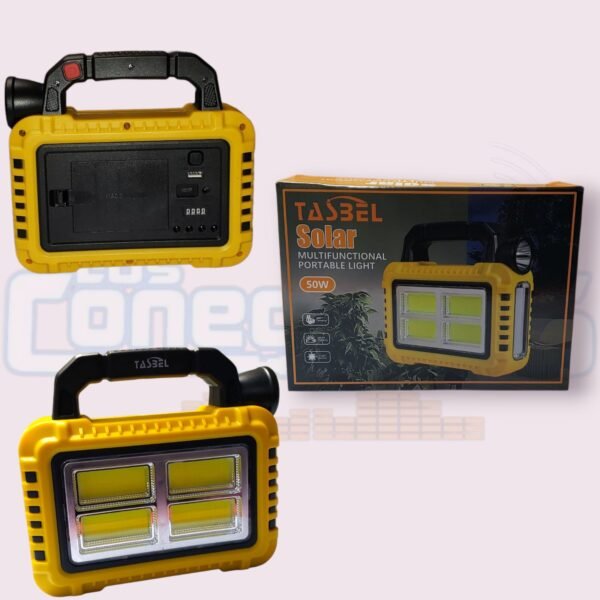 Kit de Linterna de Emergencia con Panel Solar y Ampolletas LED - Imagen 2