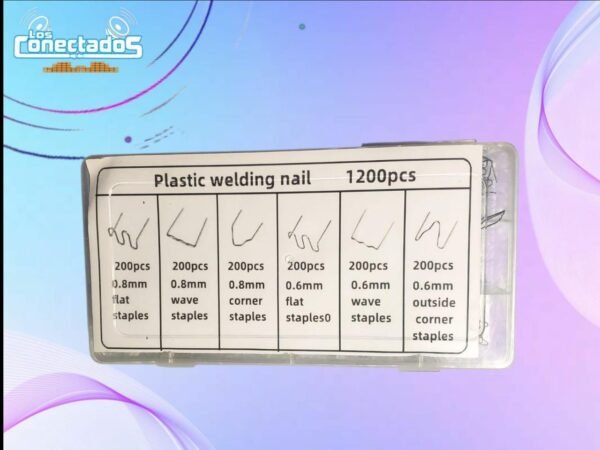 grapas para soldadora de plástico 1200 unidades 6 modelos