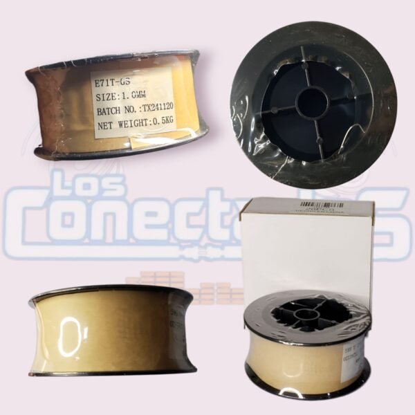 Alambre Flux Core MIG 1 mm – Rollo 500 g para Soldar sin Gas - Imagen 2