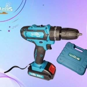 Taladro Inalámbrico con Mandril de Plástico | 2 Baterías + Cargador – Tasbel