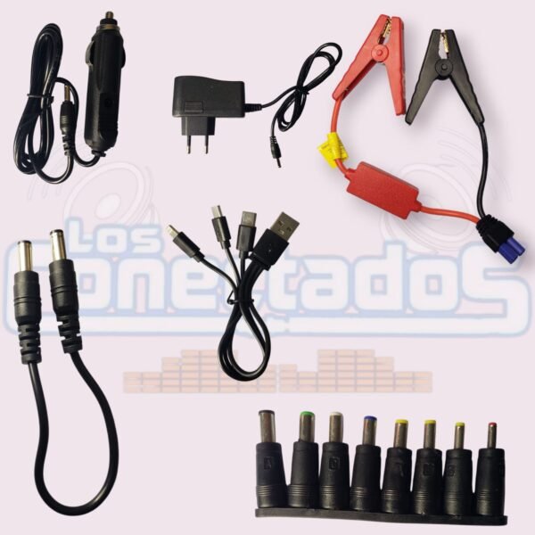 Partidor de Auto Multifunción con Linterna LED y Cargador USB – Herramienta de Emergencia Vehicular - Imagen 3