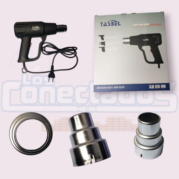 Pistola de Calor Tasbel 2000W con Boquilla – Ideal para pintura, termocontracción y más - Imagen 2