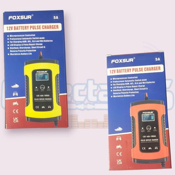 Cargador Automático de Baterías 12 V con Protección Inteligente y Pantalla - Imagen 2