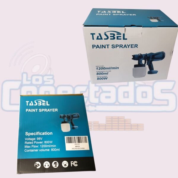 Pistola de Pintura Inalámbrica Tasbel 800 ml - Imagen 2
