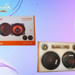 Kit de Componentes 4” Pervoi 450W | Medios + Tweeter para Auto