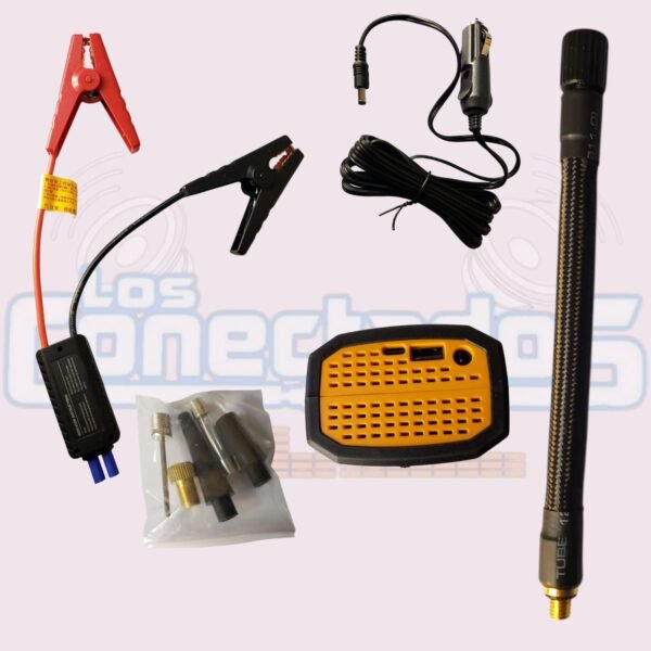 Partidor y Compresor Inalámbrico Multifunción | Con Linterna de Emergencia y Power Bank - Imagen 2