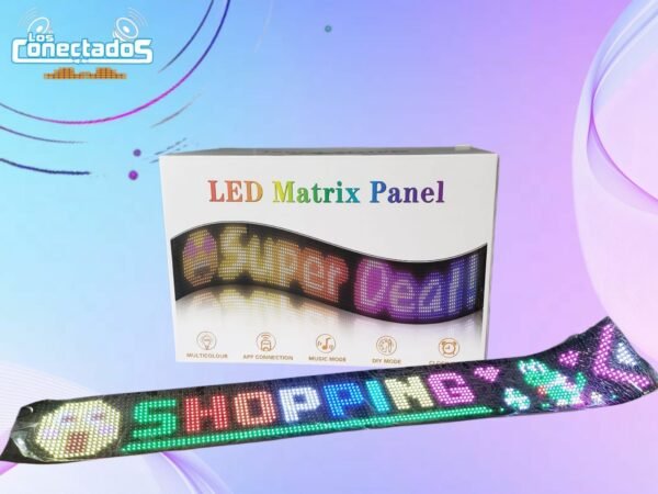 Letrero LED Programable desde el Celular | Compatible 12V y 24V para Auto y Negocios