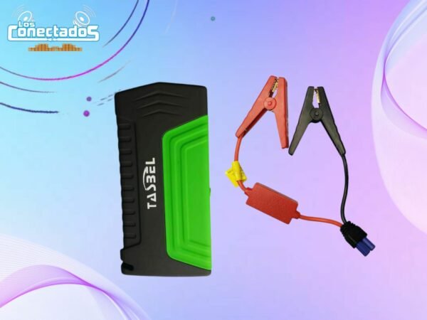 Partidor de Auto Multifunción con Linterna LED y Cargador USB – Herramienta de Emergencia Vehicular