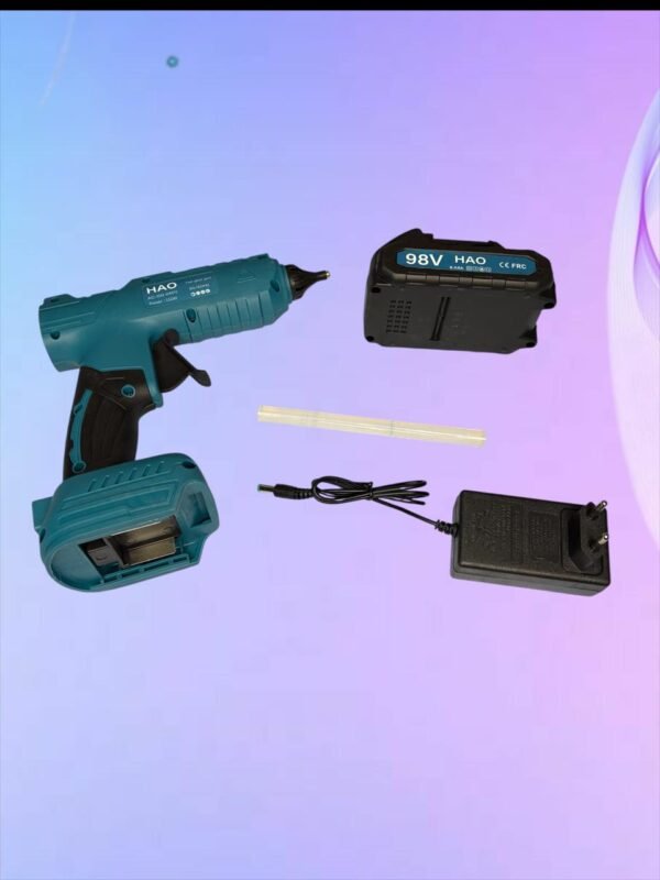 Pistola de Silicona Inalámbrica con Batería y Cargador | Incluye Barra de Silicona - Imagen 2