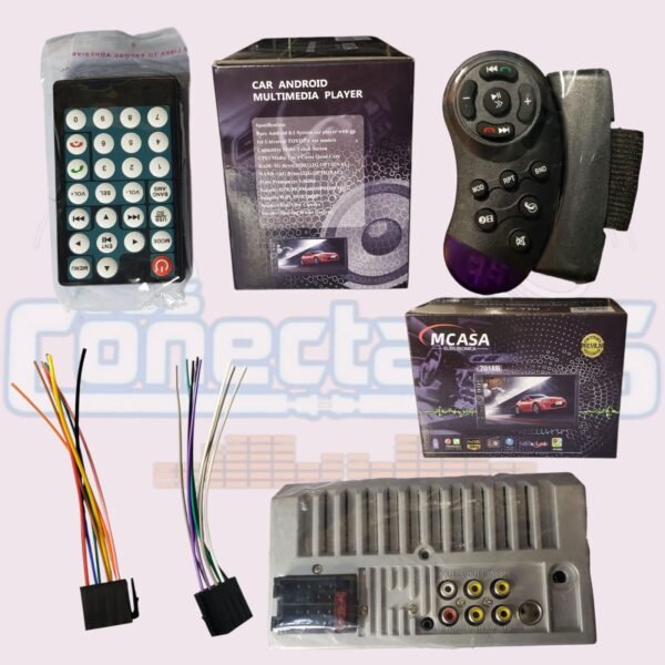 Radio 7" MirrorLink Doble Din | USB, Bluetooth y Control de Volante - Imagen 2