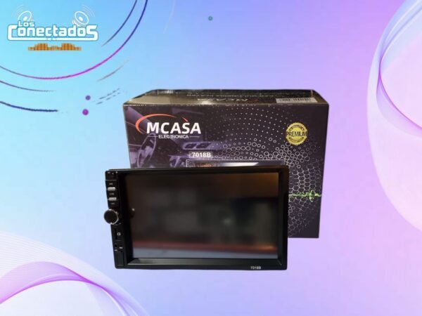 Radio 7" MirrorLink Doble Din | USB, Bluetooth y Control de Volante