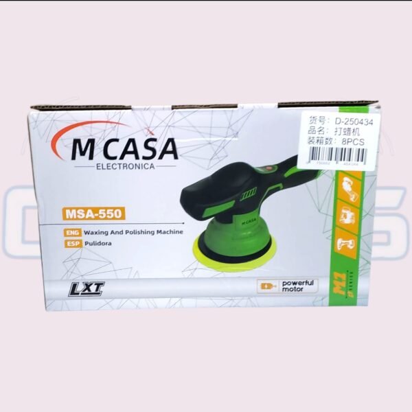 Pulidora/Lijadora Orbital Inalámbrica Brushless | Control de Velocidad + 2 Baterías, Cargador y Accesorios - Imagen 2