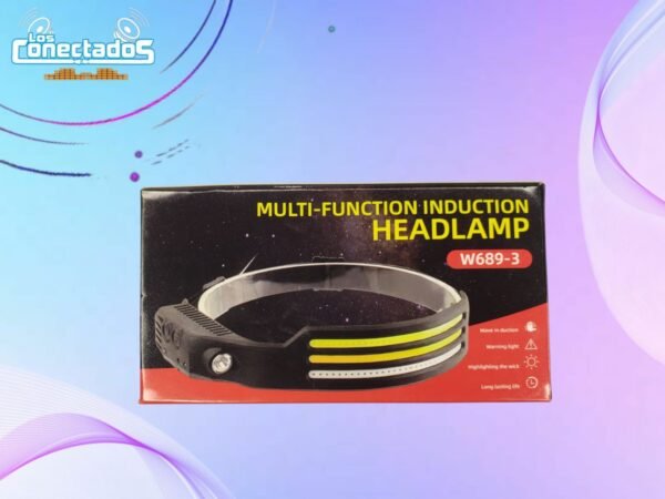 Linterna Cintillo Triple Recargable con Sensor de Encendido y Apagado