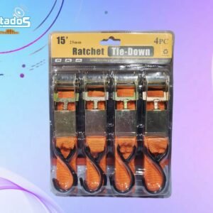 Mini Eslingas para Carga Pack 4 Unidades | 4m x 2.5cm Resistentes