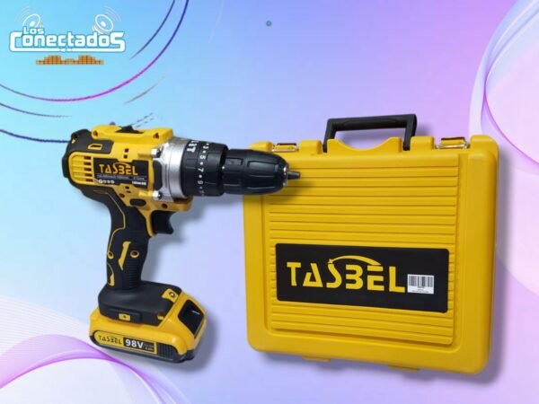 Taladro Inalámbrico con Pulidor y Accesorios Tasbel
