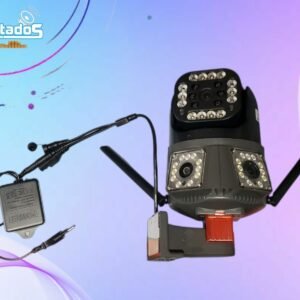 Cámara Triple de Seguridad con App V380 Pro – Vigilancia Inalámbrica