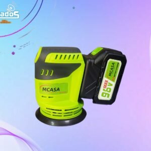 Lijadora Orbital Inalámbrica M-CASA Brushless – Incluye 2 Baterías, Cargador y 5 Lijas