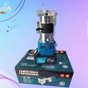 Fresadora Inalámbrica para Madera – Incluye 2 Baterías y Cargador