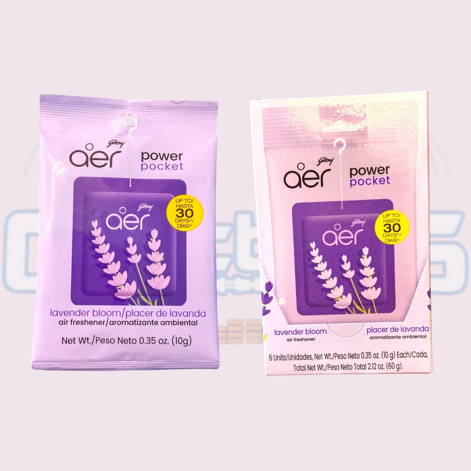 Aromatizante Ambiental Aer Power Pocket Lavender Bloom – 30 Días Garantizados - Imagen 2
