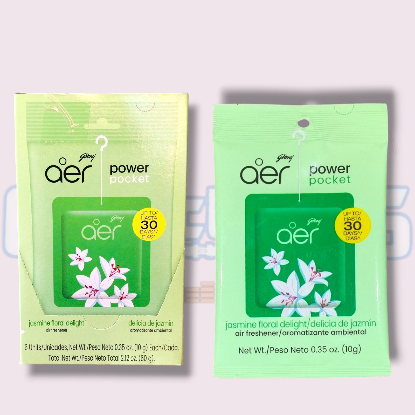 Aromatizante Ambiental Aer Power Pocket Delicias de Jazmín – 30 Días Garantizados - Imagen 2