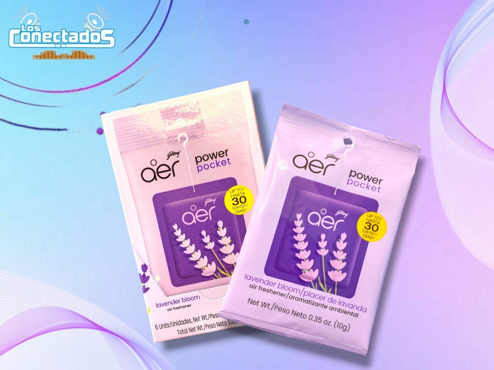 Aromatizante Ambiental Aer Power Pocket Lavender Bloom – 30 Días Garantizados