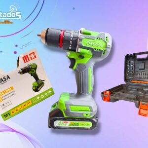 Taladro Inalámbrico M-Casa 13mm Atornillador Percutor