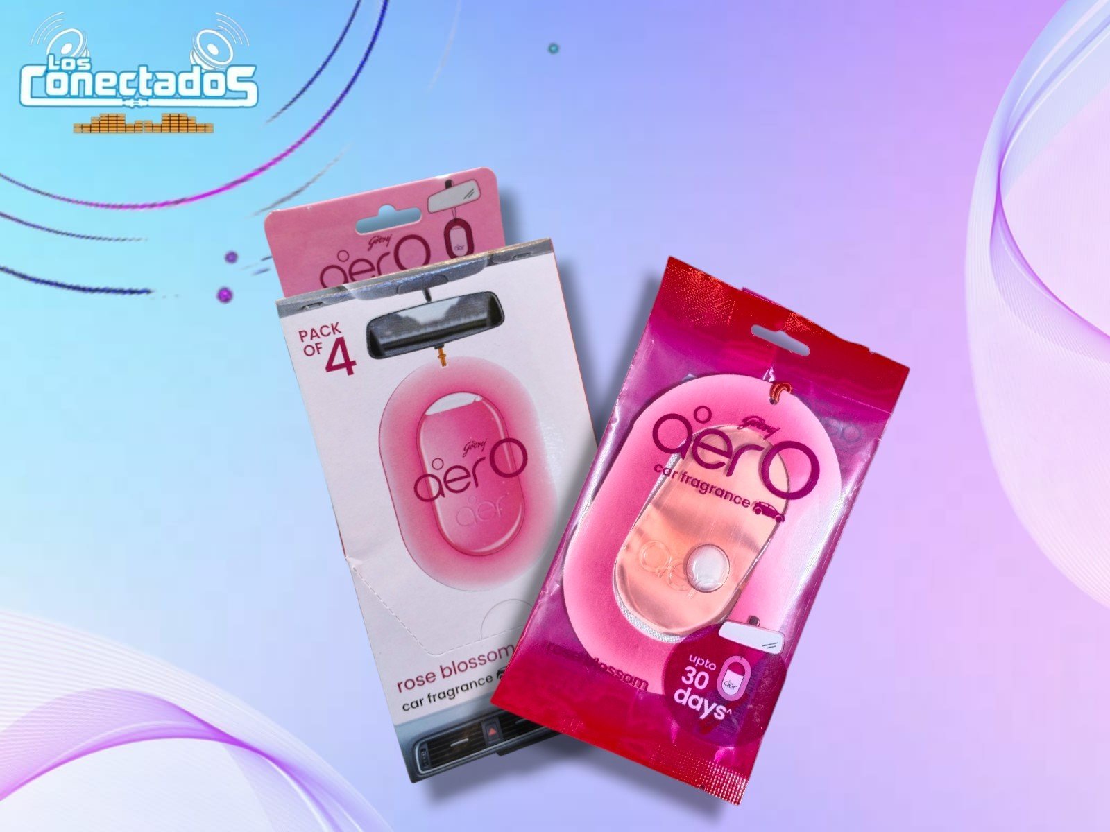 Aromatizante para Auto AerO Rose Blossom Colgante – Duración Mínima 30 Días