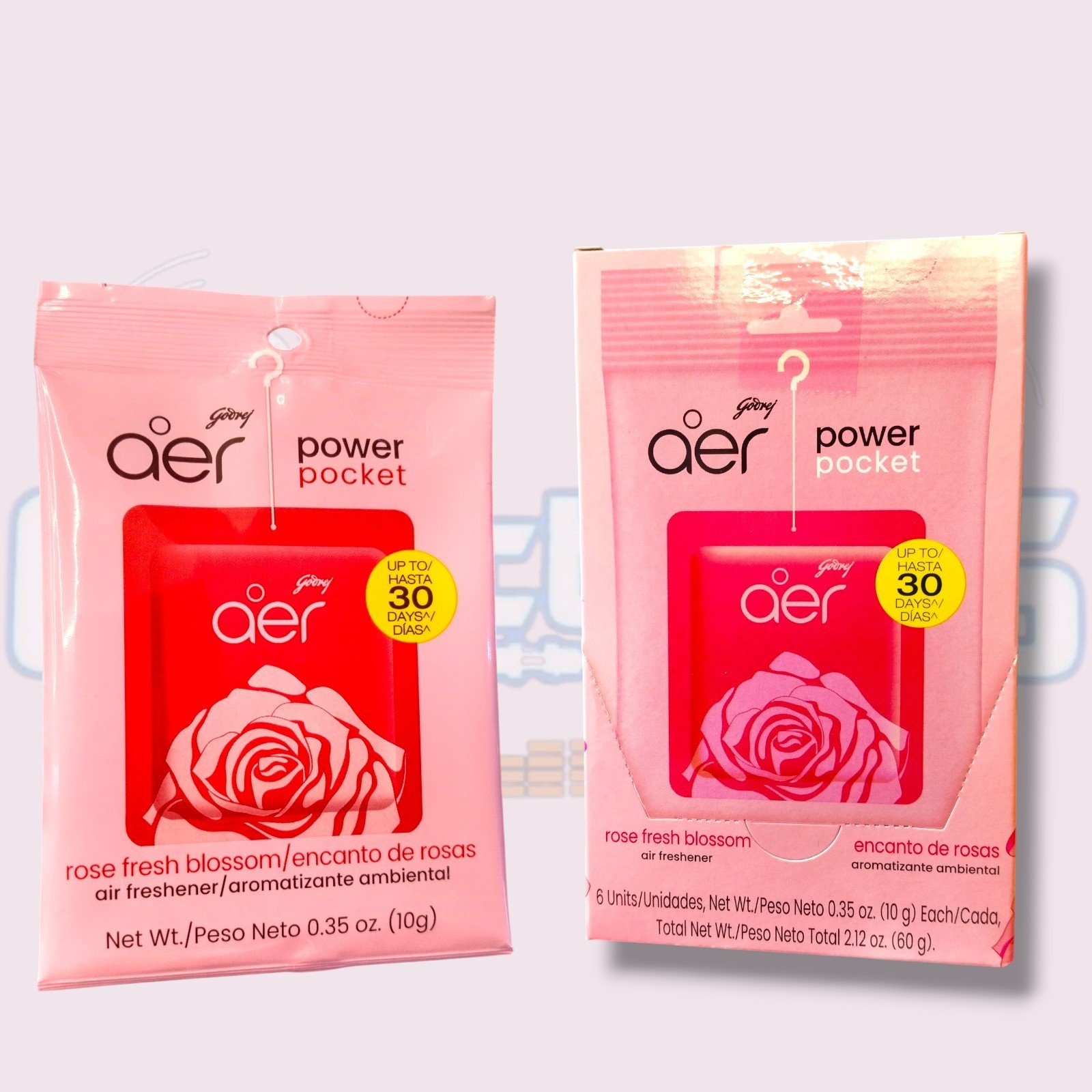 Aromatizante Ambiental Aer Power Pocket Rose – 30 Días Garantizados - Imagen 2