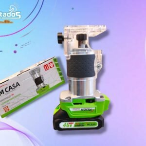 Fresadora Inalámbrica M-CASA con 2 Baterías y Cargador