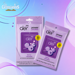 Aromatizante Ambiental Aer Power Pocket Berry Vibrante – 30 Días Garantizados
