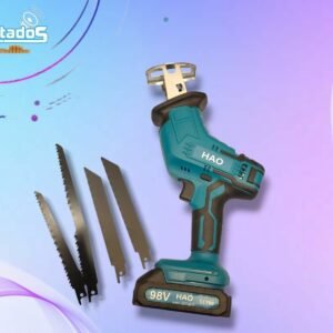 Sierra Sable Inalámbrica con 1 Batería, Cargador y 4 Hojas