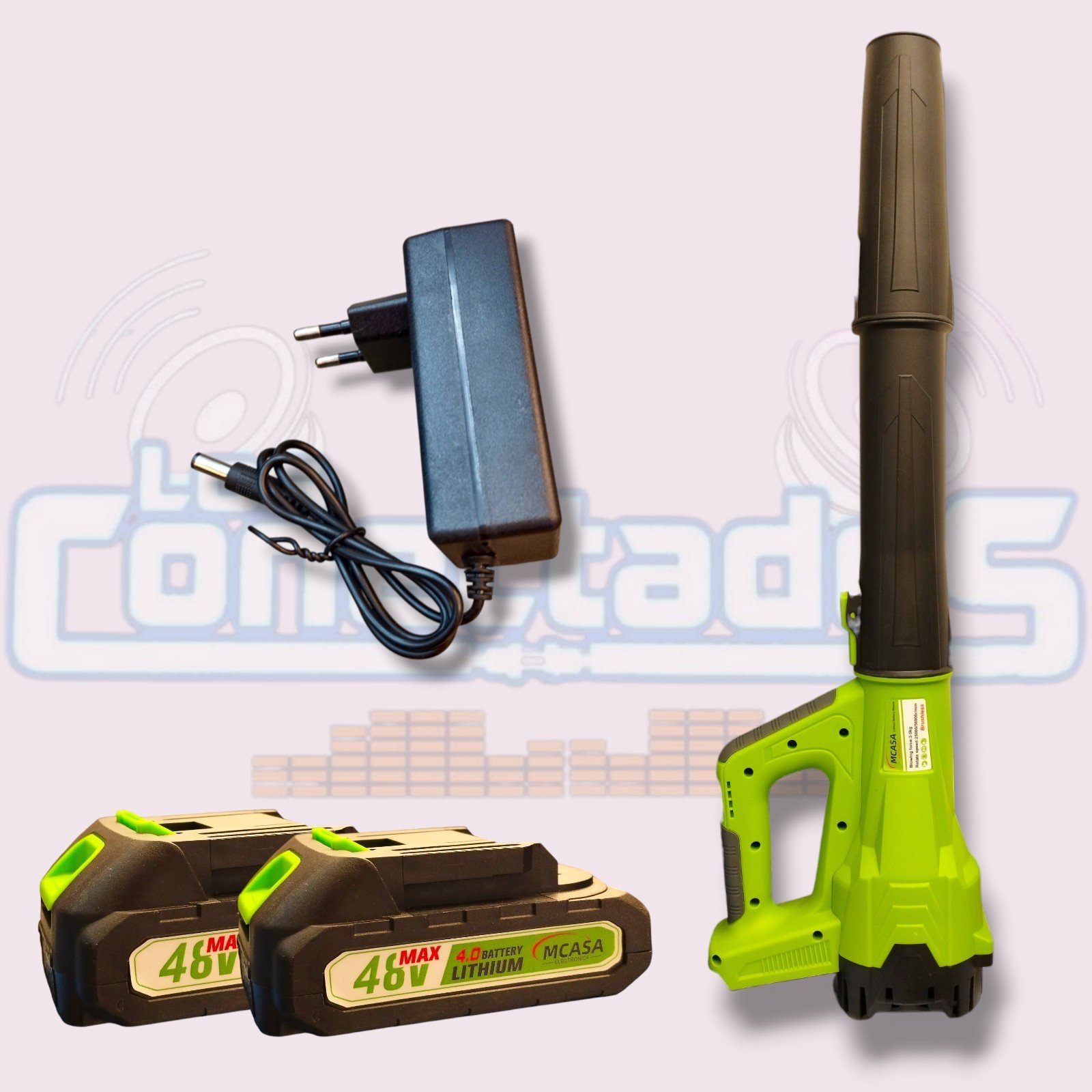Soplador de Hojas Inalámbrico M-CASA con 2 Baterías y Cargador - Imagen 2